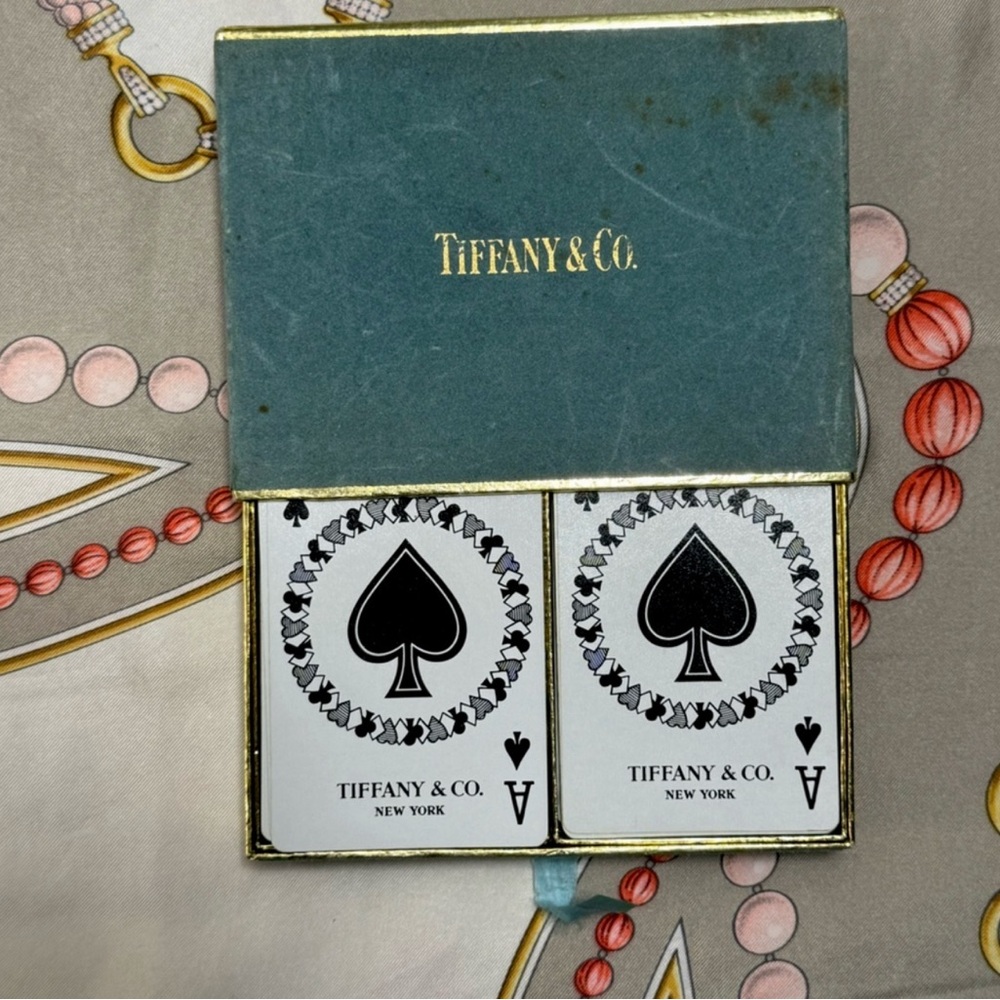 Tiffany&Co. Playing Cards Two Deck vintage Set